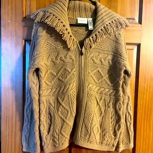 Liz Claiborne zip up sweater jacket. Size small, in like new condition.